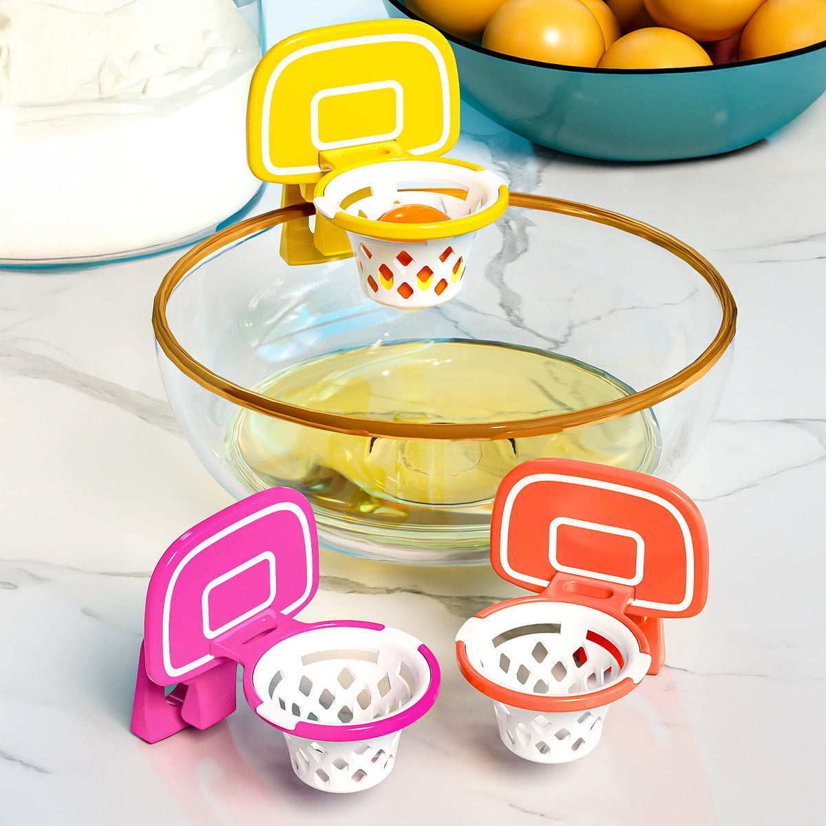 Basketball Hoop Egg Separator