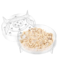 Transparent Chicken & Meat Shredder – Easy Twist Shredding Tool