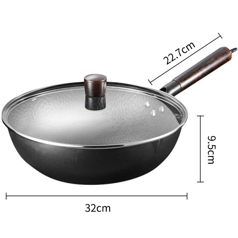 Hand-Forged Cast Iron Frying Pan