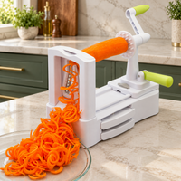 Manual Vegetable Spiralizer with Container