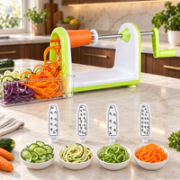 Manual Vegetable Spiralizer with Container