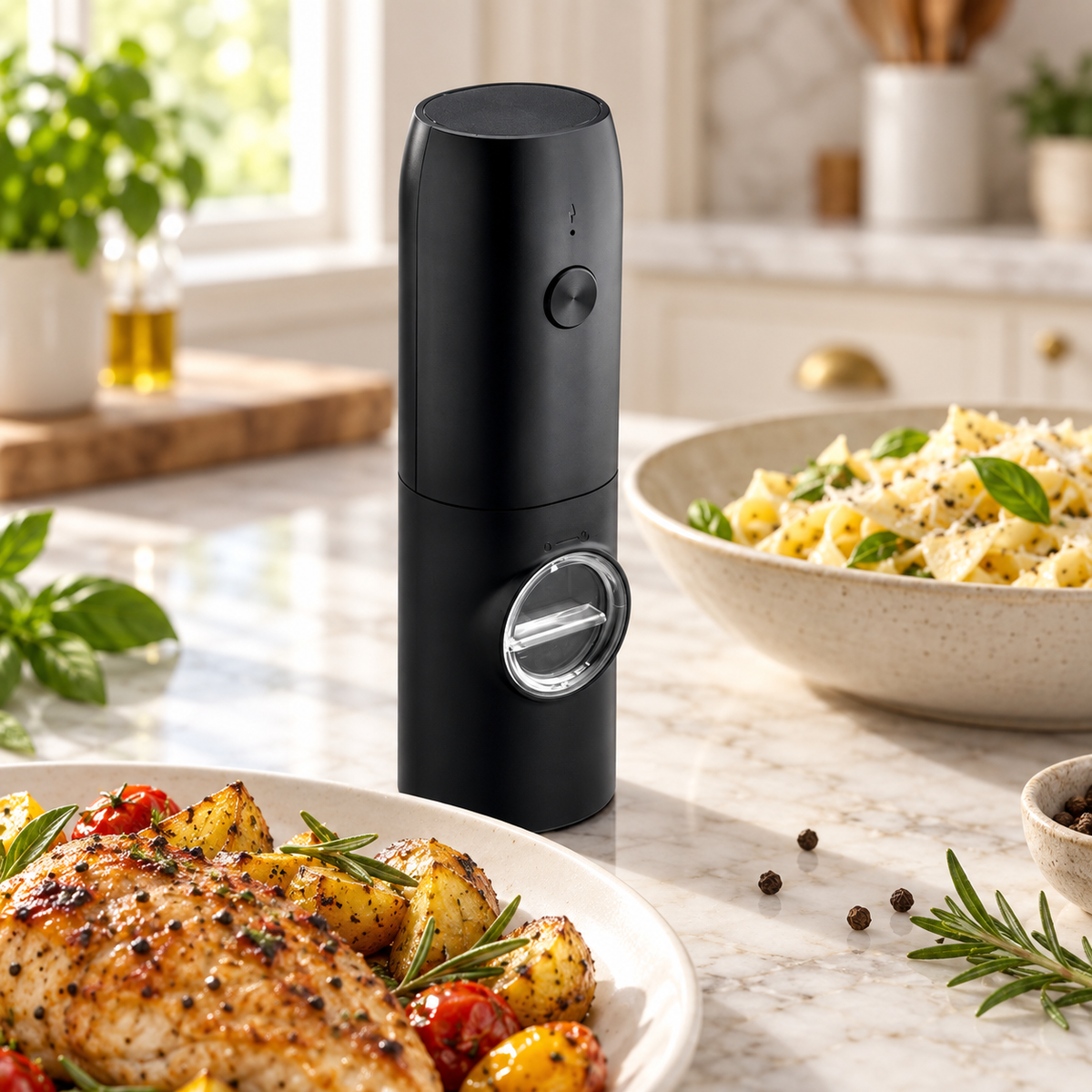 Rechargeable Electric Salt & Pepper Grinder