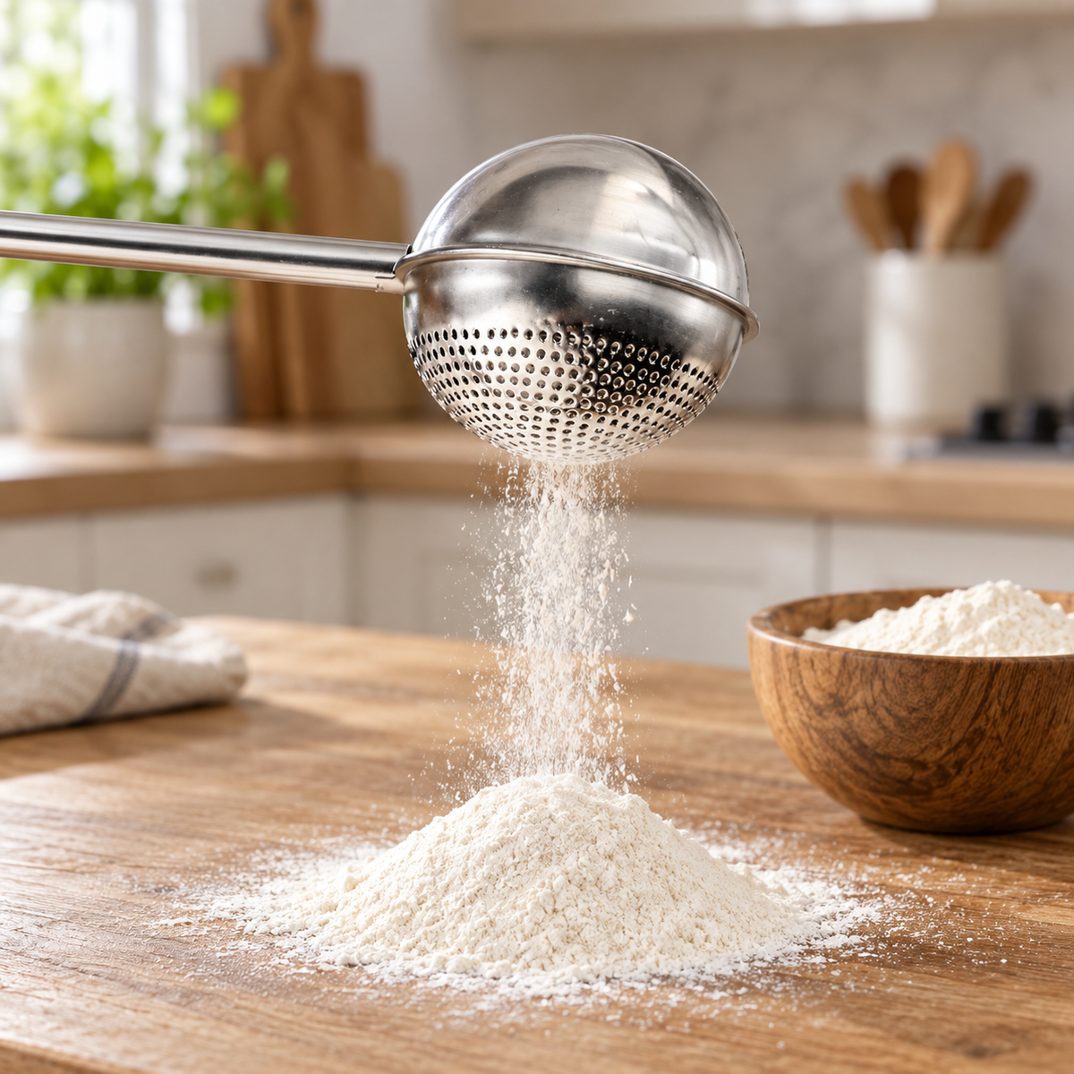 Stainless Steel Powdered Sugar Duster Spoon