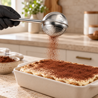 Stainless Steel Powdered Sugar Duster Spoon