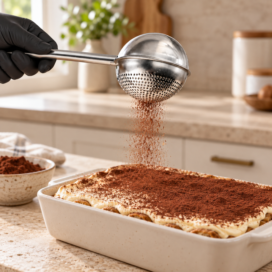 Stainless Steel Powdered Sugar Duster Spoon