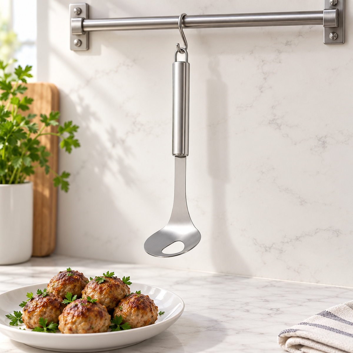 Stainless Steel Meatball Maker Spoon