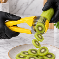 Stainless Steel Banana Slicer – Quick & Easy Fruit Cutting Tool