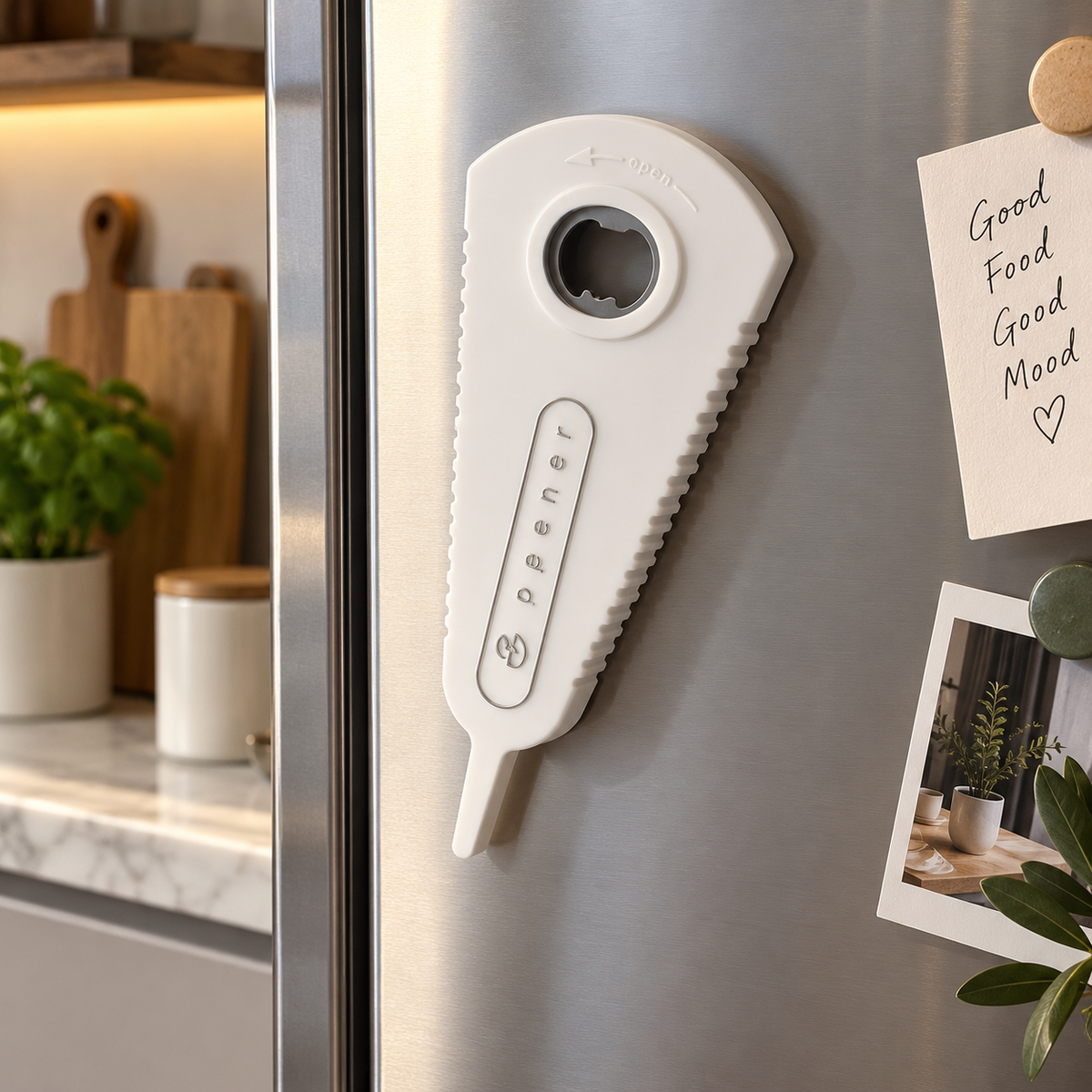 6-in-1 Magnetic Jar, Bottle & Can Opener