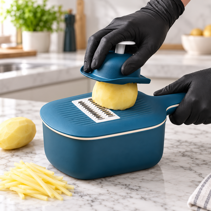 Studio Slicer – Mandoline Vegetable Slicer & Grater with Catch Bowl