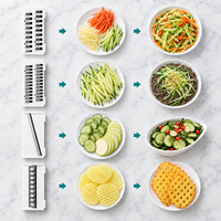 Studio Slicer – Mandoline Vegetable Slicer & Grater with Catch Bowl