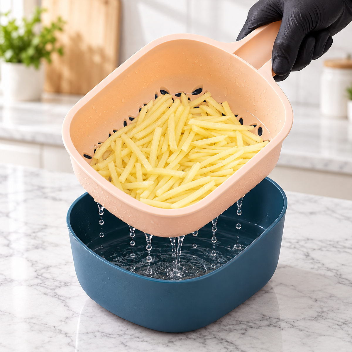 Studio Slicer – Mandoline Vegetable Slicer & Grater with Catch Bowl