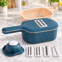 Studio Slicer – Mandoline Vegetable Slicer & Grater with Catch Bowl
