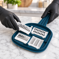 Studio Slicer – Mandoline Vegetable Slicer & Grater with Catch Bowl