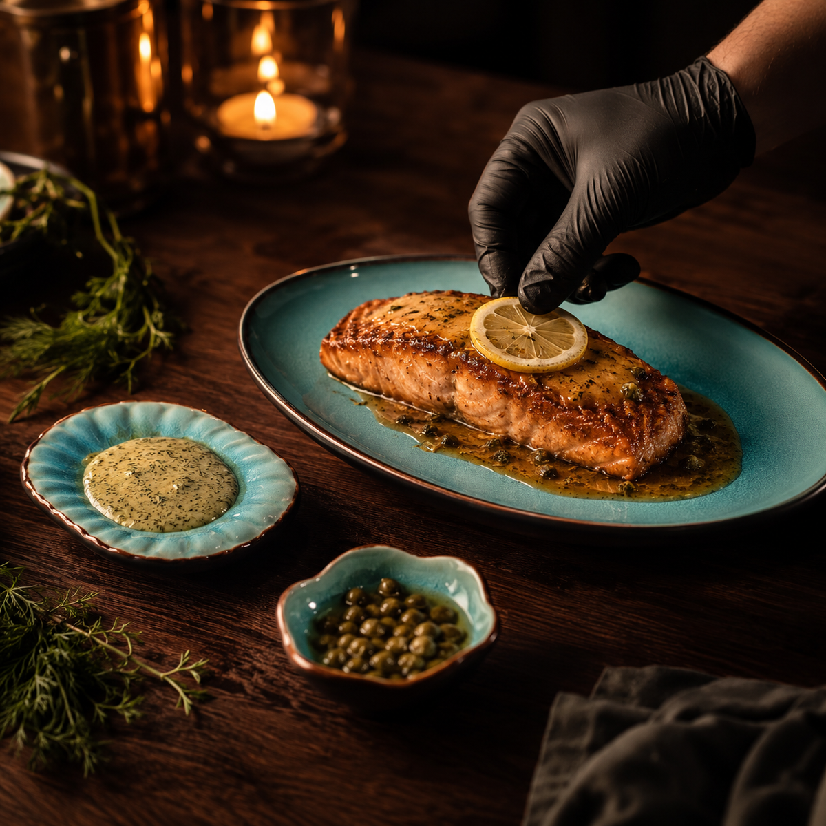 Artisan Ceramic Plate Set