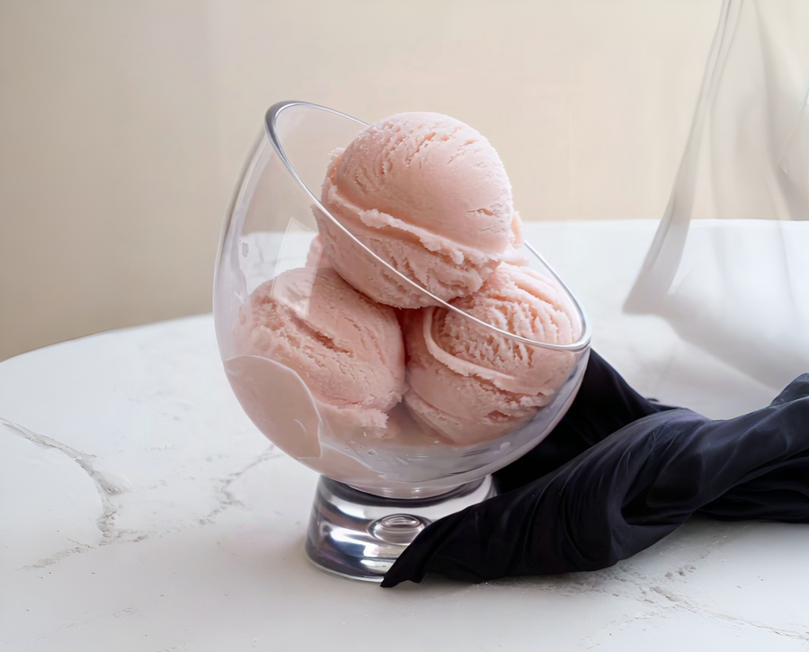 Creamy Watermelon Ice Cream Bowl