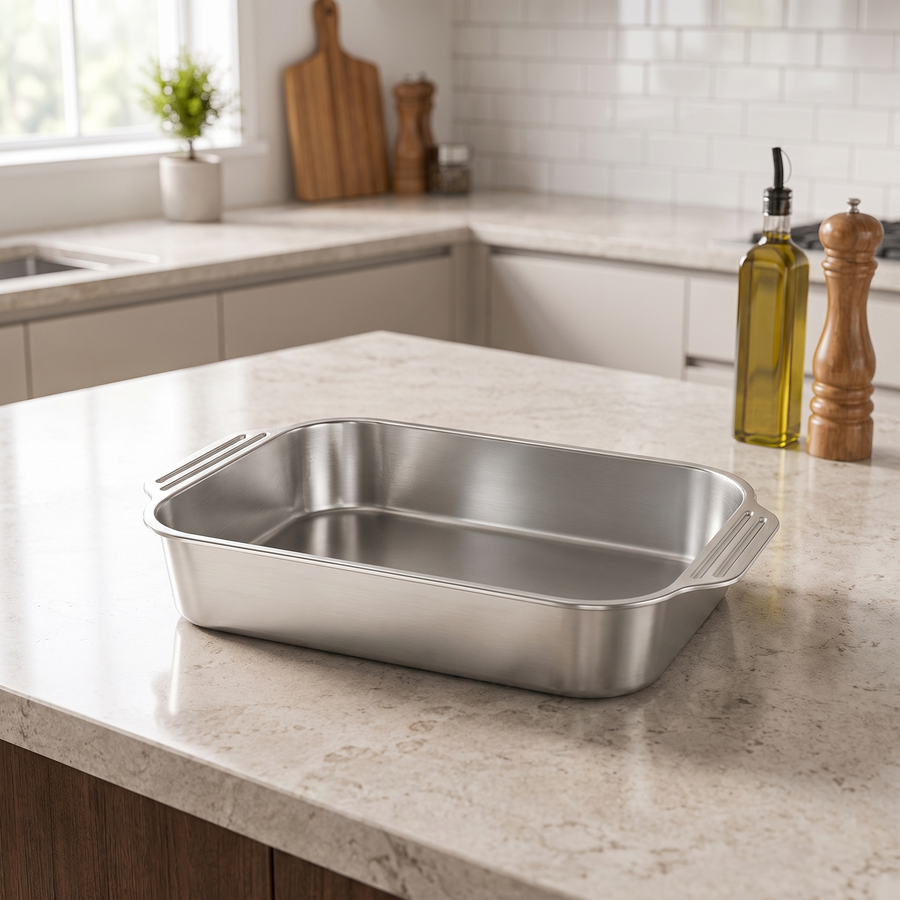 RoastPro Stainless Roasting Pan
