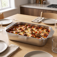 RoastPro Stainless Roasting Pan