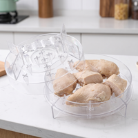 Transparent Chicken & Meat Shredder – Easy Twist Shredding Tool