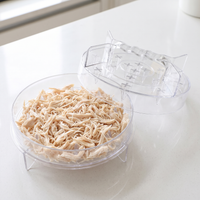 Transparent Chicken & Meat Shredder – Easy Twist Shredding Tool