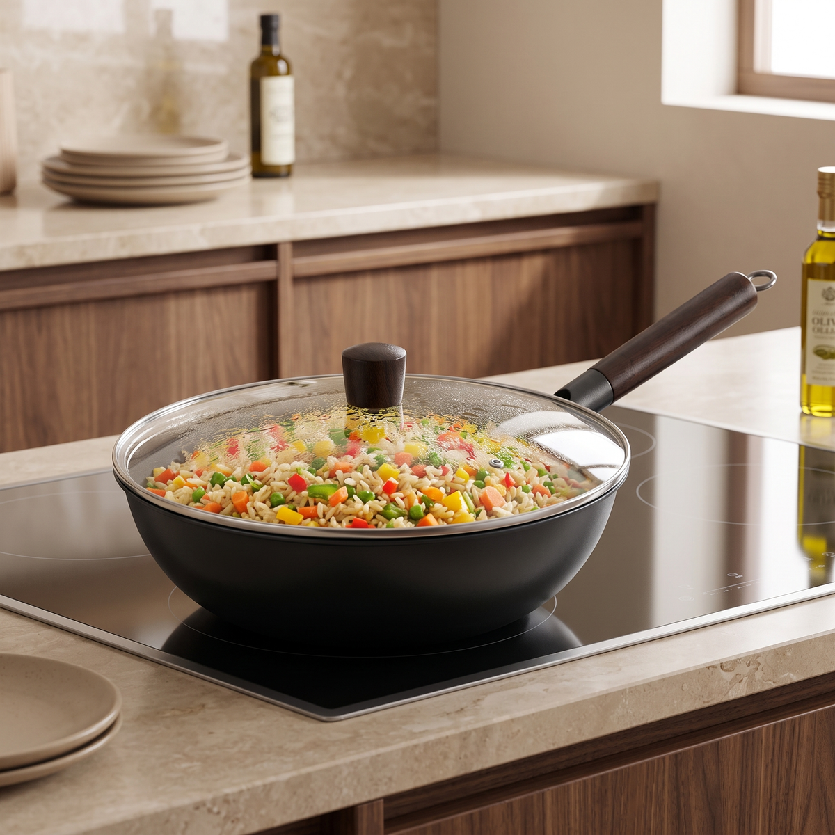 Hand-Forged Cast Iron Frying Pan