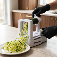 Manual Vegetable Spiralizer with Container