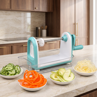 Manual Vegetable Spiralizer with Container